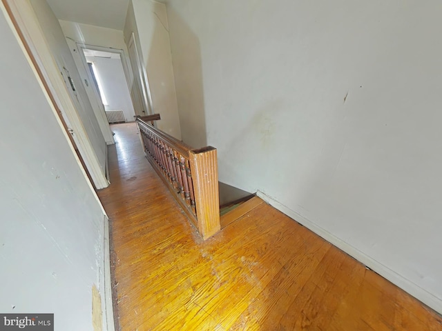 1620 S Broad St, Philadelphia, PA 19145 - hall featuring an upstairs landing and hardwood / wood-style flooring