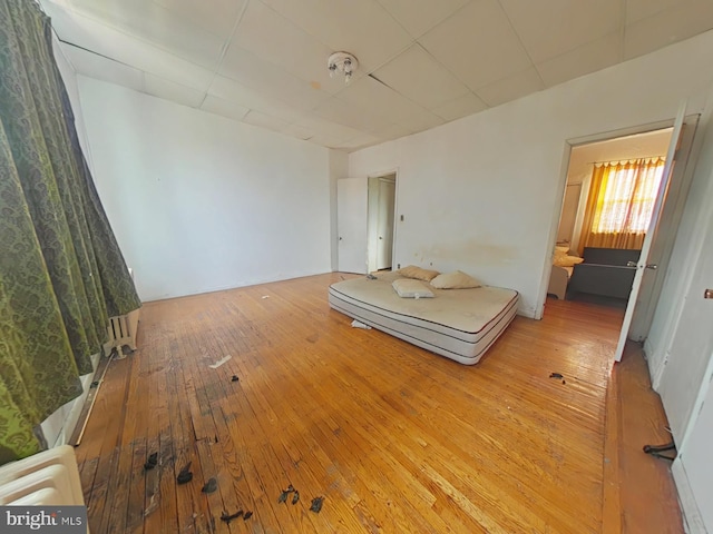 1620 S Broad St, Philadelphia, PA 19145 - bedroom featuring hardwood / wood-style flooring and a drop ceiling