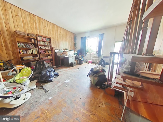 1620 S Broad St, Philadelphia, PA 19145 - interior space with wooden walls and wood finished floors
