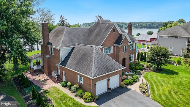 3950 Island Crk, Broomes Island, MD 20615 - aerial view of property and surrounding area with a large body of water
