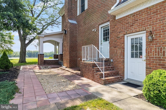 3950 Island Crk, Broomes Island, MD 20615 - entrance to property featuring brick siding