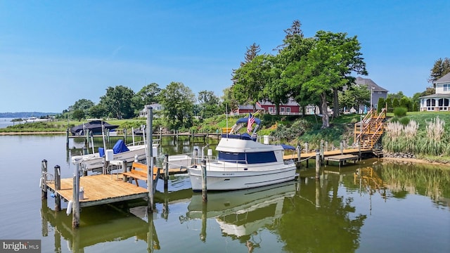 3950 Island Crk, Broomes Island, MD 20615 - dock featuring a water view