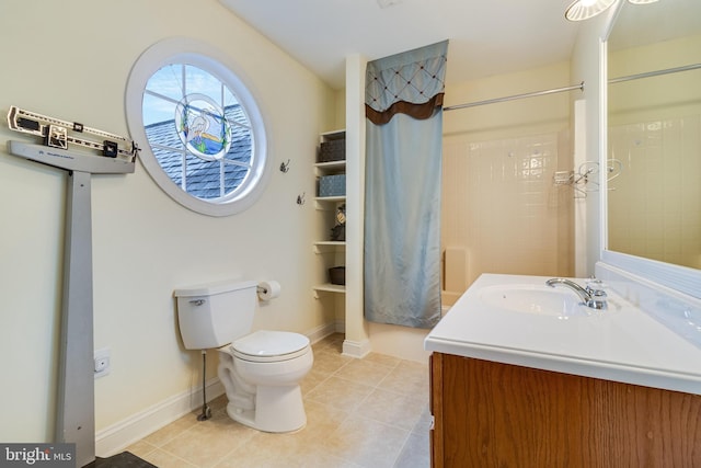 3950 Island Crk, Broomes Island, MD 20615 - full bathroom with tile patterned flooring and vanity
