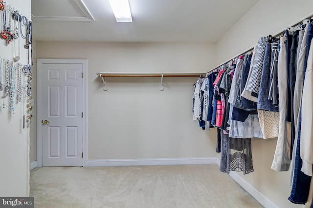 3950 Island Crk, Broomes Island, MD 20615 - spacious closet featuring carpet floors