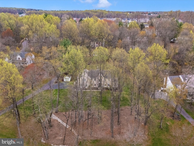 22324 Canterfield Way, Germantown, MD 20876 - aerial overview of property's location with a heavily wooded area