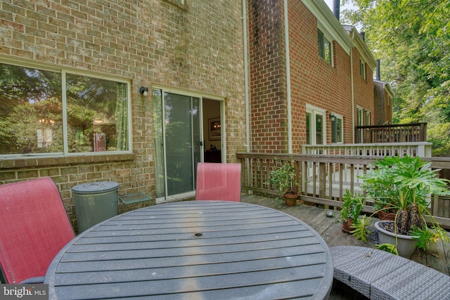 60 Jones Valley Cir, Baltimore, MD 21209 - deck featuring outdoor dining space