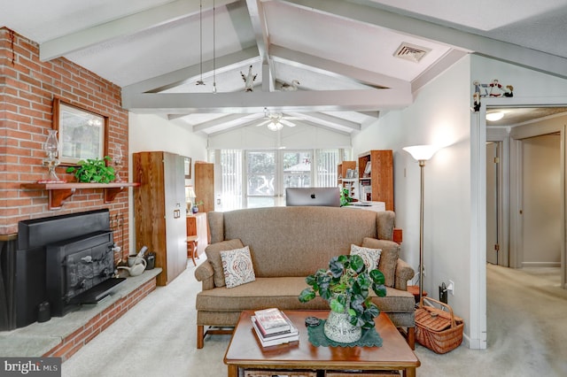 1534 Benton Hollow Rd, Drumore, PA 17518 - carpeted living room with ceiling fan