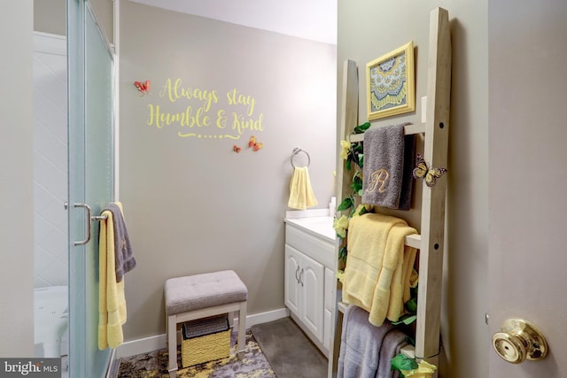 1534 Benton Hollow Rd, Drumore, PA 17518 - full bathroom with vanity and baseboards