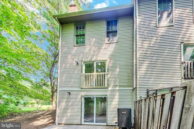8102 Aspenwood Way, Jessup, MD 20794 - rear view of property featuring a chimney