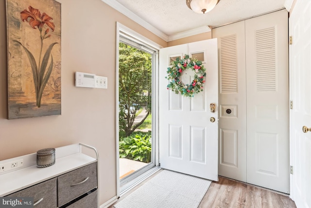 1646 Sierra Woods Dr, Reston, VA 20194 - entrance foyer featuring ornamental molding and light wood-type flooring