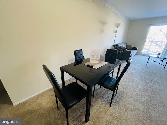 46 Township Line Rd Unit 215, Elkins Park, PA 19027 - carpeted dining room featuring baseboards