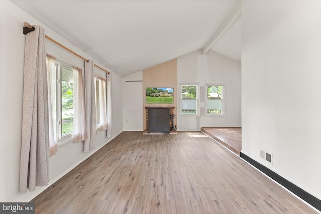 402 Sugarland Run Dr, Sterling, VA 20164 - unfurnished living room with a brick fireplace and hardwood / wood-style floors