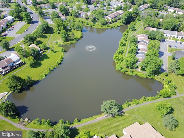 402 Sugarland Run Dr, Sterling, VA 20164 - aerial view of residential area featuring a large body of water