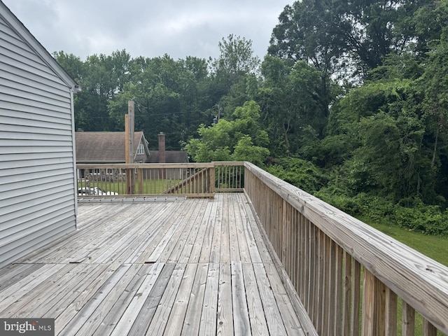 3236 George St, Baltimore, MD 21220 - view of wooden terrace
