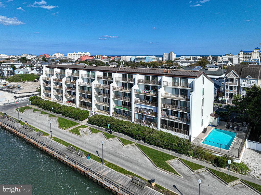 207 Bayview Ln Unit 106, Ocean City, MD 21842 - view of apartment building / complex featuring a water view