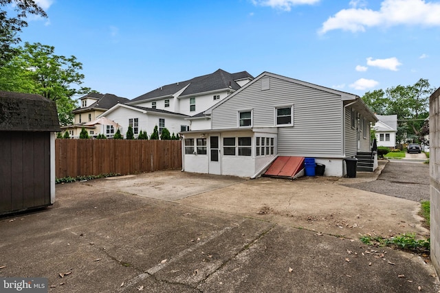 22 E Zane Ave, Collingswood, NJ 08108 - back of house featuring a sunroom