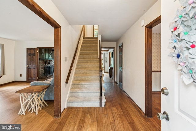 13 Plymouth, Tabernacle, NJ 08088 - staircase featuring wood finished floors and baseboards