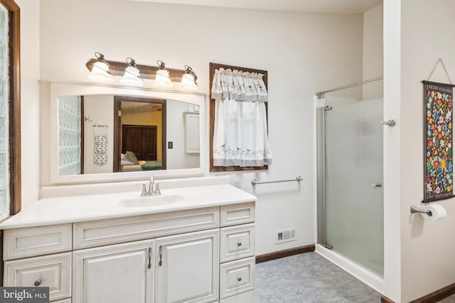 13 Plymouth, Tabernacle, NJ 08088 - full bath featuring vanity, a shower stall, and ensuite bathroom