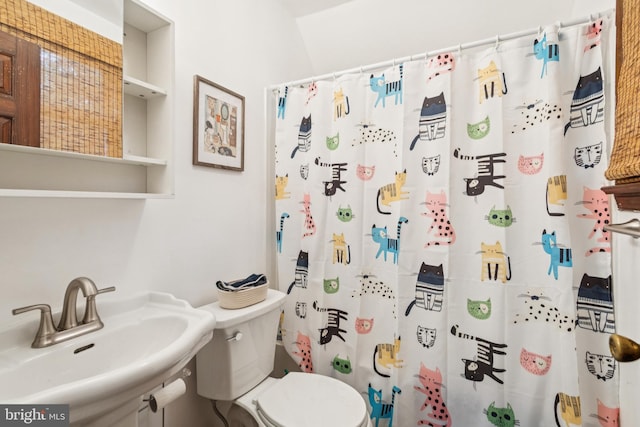 13 Plymouth, Tabernacle, NJ 08088 - bathroom featuring a sink and a shower with shower curtain