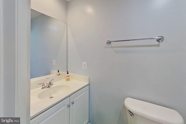 8878 Ashgrove House Ln, Vienna, VA 22182 - half bathroom with vanity and toilet