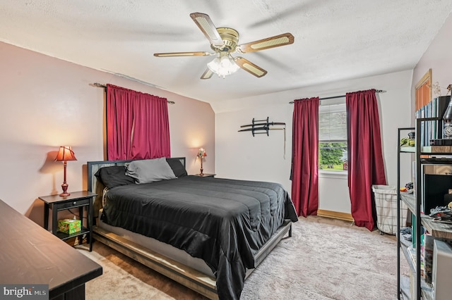 110 S Marlyn Ave, Essex, MD 21221 - carpeted bedroom featuring ceiling fan and a textured ceiling