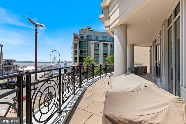 155 Potomac Psge Unit 817, Oxon Hill, MD 20745 - balcony featuring a water view