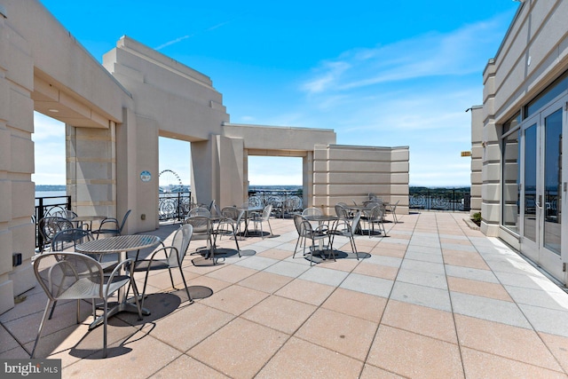 155 Potomac Psge Unit 817, Oxon Hill, MD 20745 - view of patio / terrace with outdoor dining space