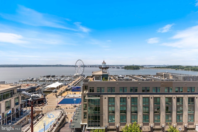 155 Potomac Psge Unit 817, Oxon Hill, MD 20745 - drone / aerial view of a large body of water