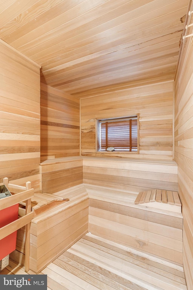 2950 Macomb St NW, Washington, DC 20008 - relaxing sauna / steam room with wood walls and wood ceiling