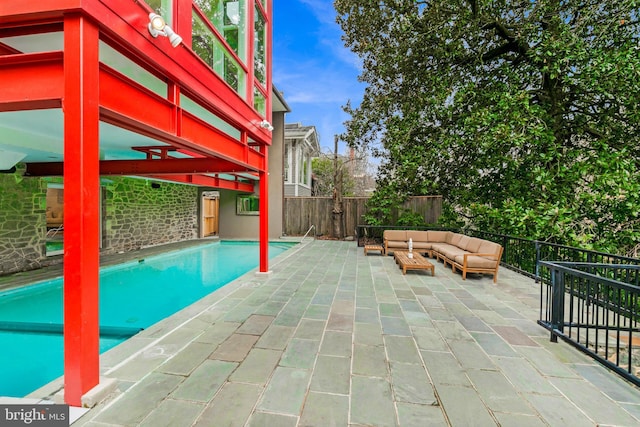 2950 Macomb St NW, Washington, DC 20008 - view of swimming pool featuring outdoor lounge area and a patio