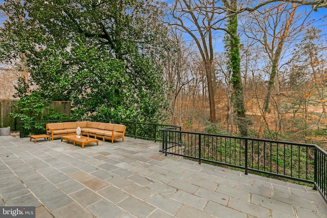 2950 Macomb St NW, Washington, DC 20008 - view of patio / terrace featuring an outdoor living space