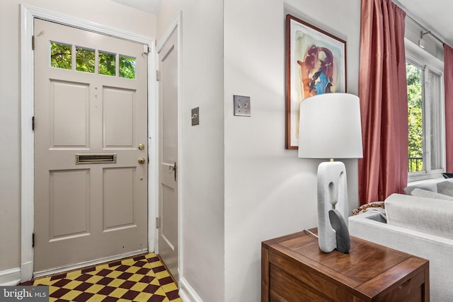 1850 Irving St NW, Washington, DC 20010 - foyer featuring tile patterned floors and baseboards