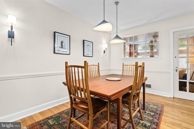 1850 Irving St NW, Washington, DC 20010 - dining area with wood finished floors and baseboards