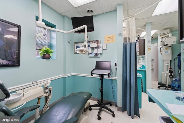3 W Gowen Ave, Philadelphia, PA 19119 - office area featuring a drop ceiling