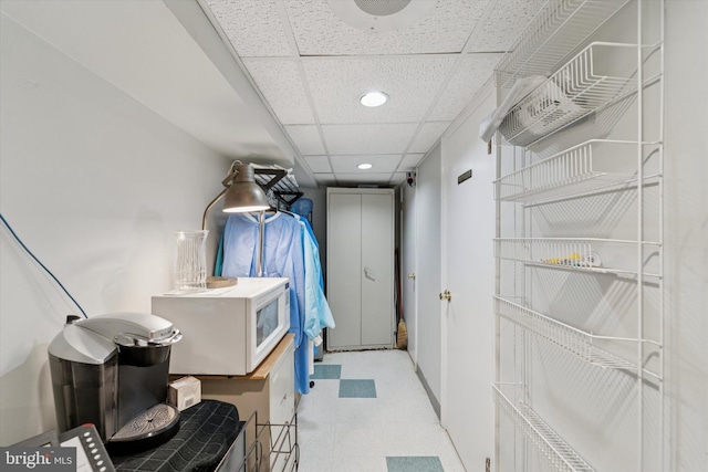 3 W Gowen Ave, Philadelphia, PA 19119 - washroom featuring tile patterned floors and recessed lighting