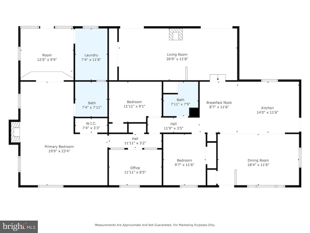 view of room layout