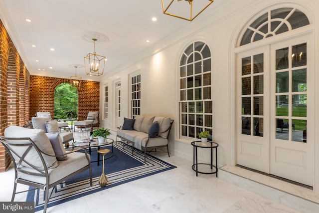 13300 Manor Stone Dr, Darnestown, MD 20874 - view of patio with french doors and outdoor lounge area