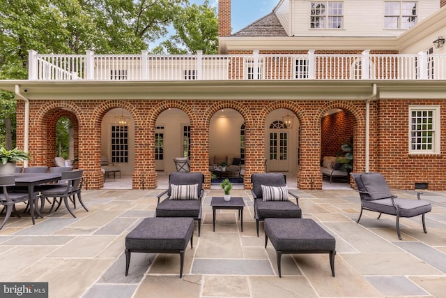 13300 Manor Stone Dr, Darnestown, MD 20874 - patio / terrace with an outdoor hangout area, a patio, and outdoor dining area