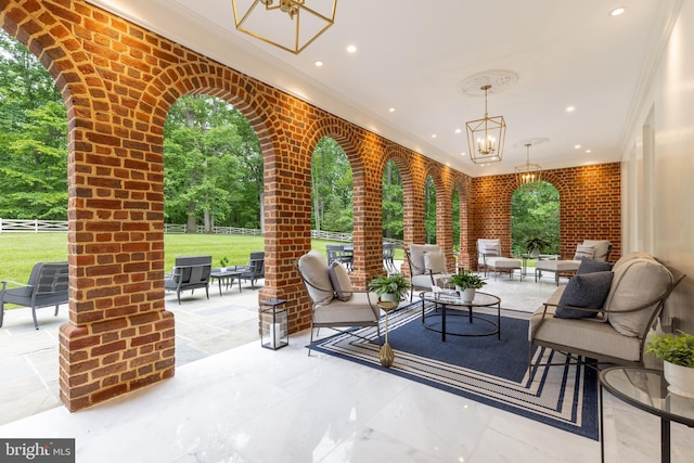 13300 Manor Stone Dr, Darnestown, MD 20874 - view of patio / terrace with an outdoor hangout area