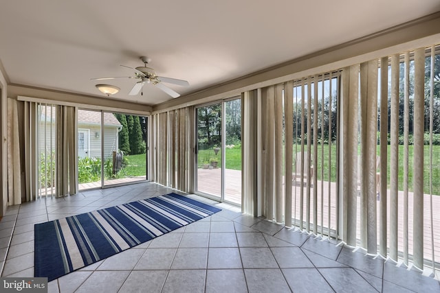 1549 Willoughby Cir, Manheim, PA 17545 - unfurnished sunroom with tile patterned floors and plenty of natural light