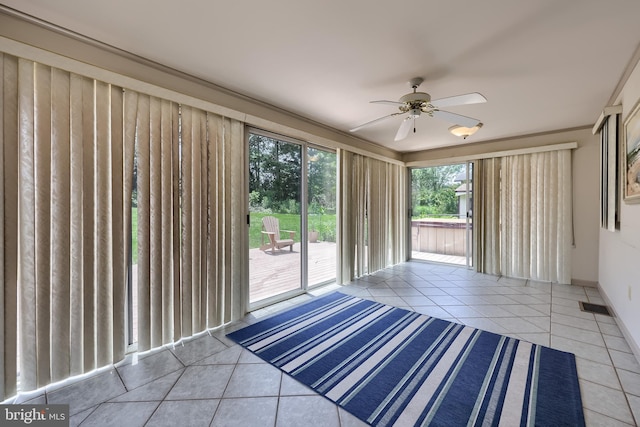 1549 Willoughby Cir, Manheim, PA 17545 - unfurnished room with tile patterned floors and a ceiling fan