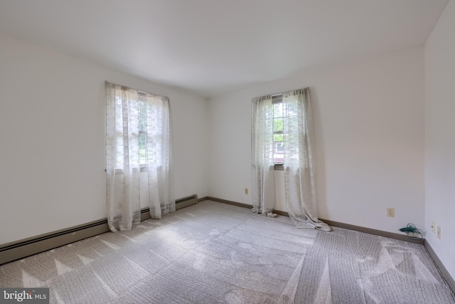 1549 Willoughby Cir, Manheim, PA 17545 - spare room with carpet and a baseboard heating unit
