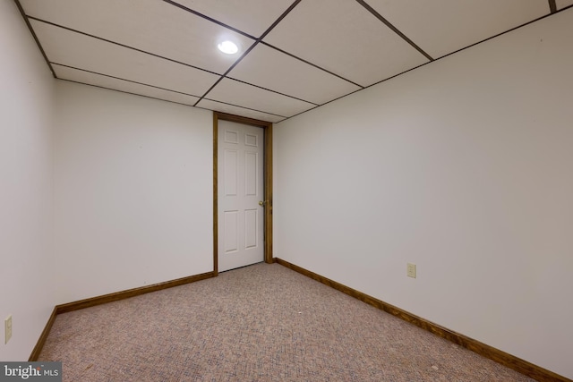 1549 Willoughby Cir, Manheim, PA 17545 - empty room featuring light carpet and a paneled ceiling