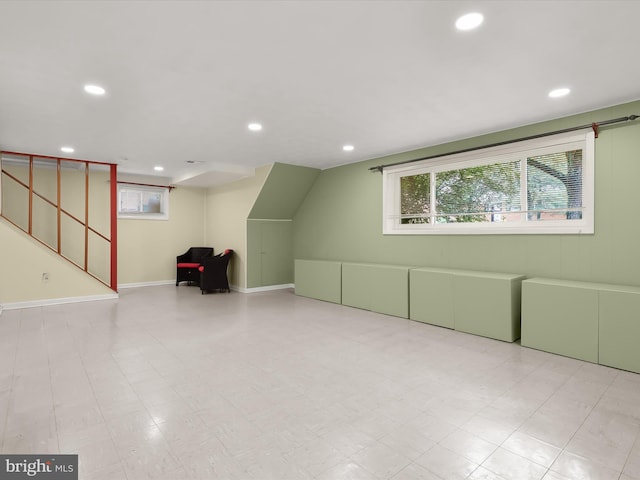 7018 96th Pl, Lanham, MD 20706 - bonus room with recessed lighting and stairway