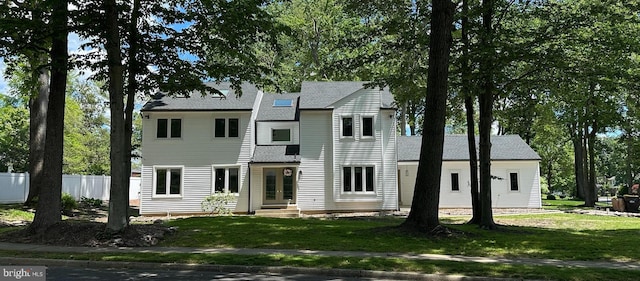 402 Ramsey Rd, Yardley, PA 19067 - view of front of home with entry steps and roof with shingles