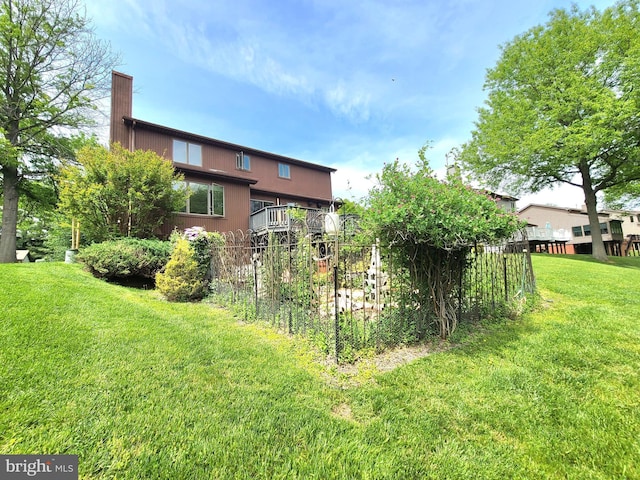 3747 Spring Lake Ln, Owings Mills, MD 21117 - view of rear view of property