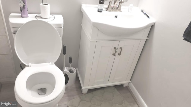 7143 Donnell Pl Unit C, District Heights, MD 20747 - bathroom with toilet and vanity