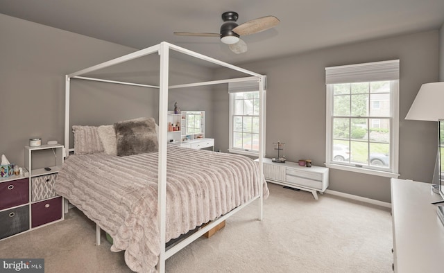 365 Newgate Rd, Langhorne, PA 19047 - carpeted bedroom featuring baseboards and ceiling fan