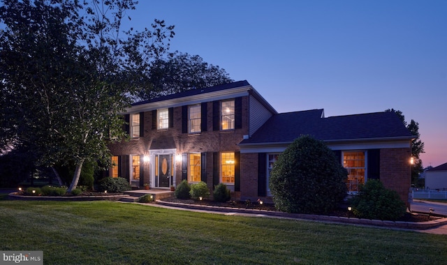 365 Newgate Rd, Langhorne, PA 19047 - view of front of home with a front lawn and brick siding