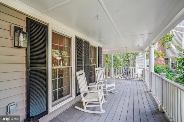 1399 Old Quincy Ln, Reston, VA 20194 - view of wooden porch